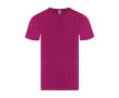 T-shirt met korte mouwen van katoen met ronde hals 150 g/m² kleur fuchsia