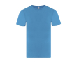 T-shirt met korte mouwen van katoen met ronde hals 150 g/m² kleur turkoois