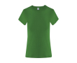 Dames T-shirt van katoen met korte mouwen 150 g/m² kleur groen