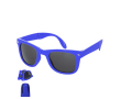 Opvouwbare zonnebril met UV400-bescherming en hoesje kleur blauw