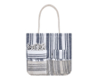 Set strandtas, toilettas en pareo van katoen 180 g/m² kleur marineblauw