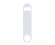 RVS flesopener met rond gat van 3 cm kleur wit