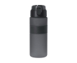 Sportfles van gerecycled kunststof met drinktuit 730 ml kleur zwart