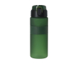 Sportfles van gerecycled kunststof met drinktuit 730 ml kleur donkergroen