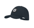 5-panel polyester pet met uitneembare zaklamp met 4 leds 200mAh kleur marineblauw