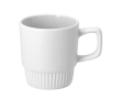 Keramische sublimatiemok met afgeschuinde voet 300 ml kleur wit