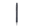 Balpen van aluminium met matte afwerking blauwe inkt kleur marineblauw