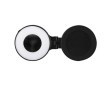 LED-ringlamp met magnetische koppeling voor mobiel of PC kleur zwart