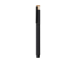 Bamboe rollerpen met aluminium en rubber afwerking kleur zwart