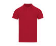 Unisex polo van piqué katoen met korte mouwen 180 g/m² kleur rood
