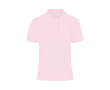 Damespolo met korte mouwen van 100% katoen piqué 180 g/m² kleur roze