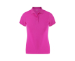 Getailleerde damespolo van technische stof 180 g/m² kleur fuchsia