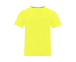 Technisch kinder-T-shirt van polyester 135 g/m² kleur neon geel