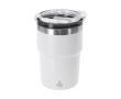 Dubbelwandige thermobeker to go met lekvrije sluiting 350 ml kleur wit