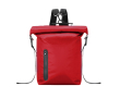 Waterdichte rugzak met rolsluiting en inhoud van 30 L kleur rood