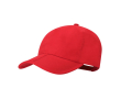 5-panel microvezel pet met verstelbare klittenbandsluiting kleur rood