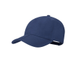 5-panel microvezel pet met verstelbare klittenbandsluiting kleur marineblauw
