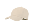 5-panel microvezel pet met verstelbare klittenbandsluiting kleur naturel