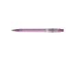 Plastic balpen met een gekleurd lichaam om te personaliseren kleur roze