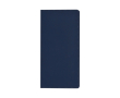 A5 gelinieerd notitieboek met harde kaft en binnenvak kleur marineblauw