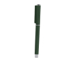 Roller van gerecycled plastic met zilverkleurige details kleur groen