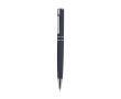 Alumminium draaibare pen met matte afwerking blauwe inkt kleur marineblauw