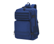 Polyester rugzak voor laptop met meerdere vakken 17'' kleur blauw