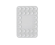 Magnetische smartphonehouder van silicone met zuignap kleur wit