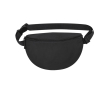 Nylon heuptas met verstelbare band en clip sluiting 135 g/m² kleur zwart