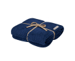 Polyester deken met ruitpatroon voor sofa 240 g/m² kleur marineblauw