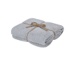 Polyester deken met ruitpatroon voor sofa 240 g/m² kleur grijs