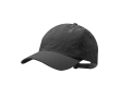 6-panel nylon pet met verstelbare sluiting met metalen gesp kleur zwart