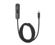 USB-C-oplaadkabel van gerecycled plastic met telefoonhouder 60W kleur zwart
