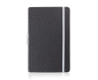 Notitieboek van imitatieleer met kleurrijke details, A5 formaat kleur wit