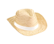 Strohoed met gepersonaliseerd kleurenlint Cancun kleur naturel