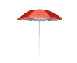 Strandparasol van 170T polyester met UV-bescherming Ø180 kleur rood