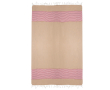 Lichtgewicht strandhanddoek van katoen, 100x180 cm, 220 g/m² kleur rood