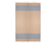 Lichtgewicht strandhanddoek van katoen, 100x180 cm, 220 g/m² kleur marineblauw