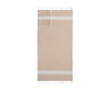 Katoenen 2-in-1 pareo-rugzak van 90x180cm en 180 g/m² kleur beige