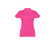 Dames katoenen polo in diverse kleuren 195 g/m2 THC Eve kleur roze