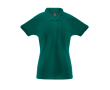 Reclame polo voor dames katoen en polyester 200 g/m2 THC Berlin kleur donkergroen