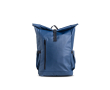 Oprolbare rugzak met PU-coating en laptopvak 15,6'' kleur marineblauw