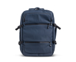 Uitbreidbare rugzak met ritsen en trolleyband 15,6\" kleur marineblauw