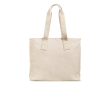 Tas van kunstleer met verborgen vakken en trolleyband 15,6\" kleur beige