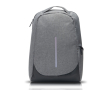 Antidiefstal rugzak van nylon voor laptop met achtervak 15,6 inch kleur donkergrijs
