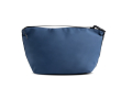 Koeltas van synthetisch leer van 13L met ritstreksel kleur marineblauw