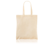 Katoenen boodschappentas, ideaal voor het dragen van spullen 105 g/m² kleur beige