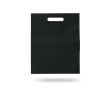 Non-woven tas verkrijgbaar in diverse kleuren met handvatten 80 g/m² kleur zwart
