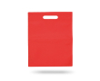 Non-woven tas verkrijgbaar in diverse kleuren met handvatten 80 g/m² kleur rood
