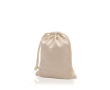 Katoenen tas met striklussen en draaghengsels 110 g/m² kleur beige